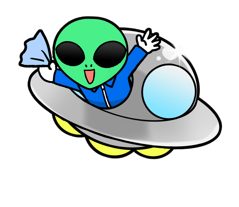 UFOに乗った宇宙人サンダーくん
