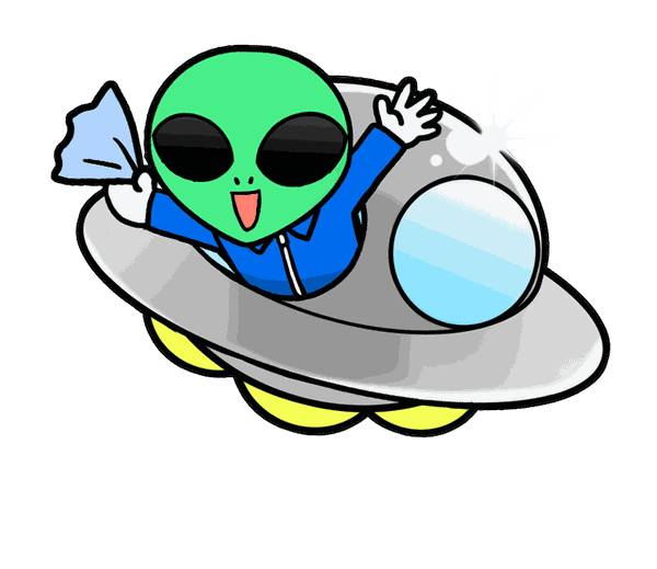 UFOに乗った宇宙人サンダーくん